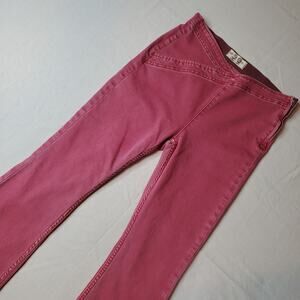 Free People X We The Free Women's Size 29 Venice Beach Flare Jean Pink